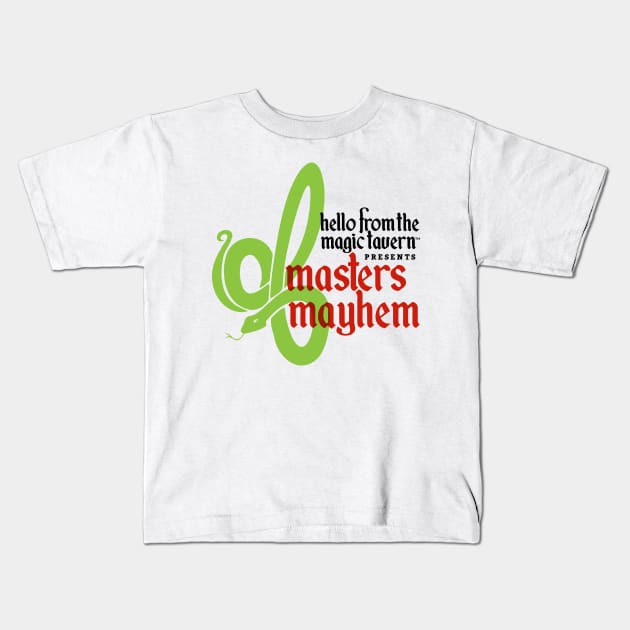 Masters Mayhem Kids T-Shirt by Hello From the Magic Tavern